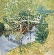 John Henry Twachtman The White Bridge oil on canvas